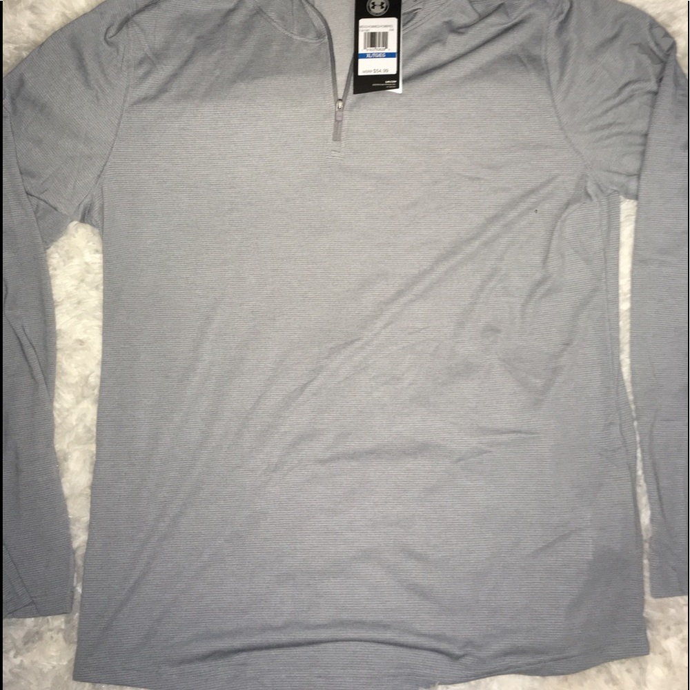 Under Armour Silver 1/4” ZipUp Hoodie Men’s XL,XXL - Picture 2 of 8